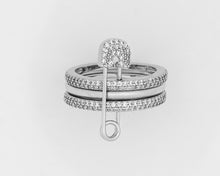Load image into Gallery viewer, DIAMOND CLIP RING