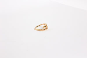 GOLD SWRIL RING