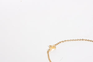 GOLD CROSS BRACELET