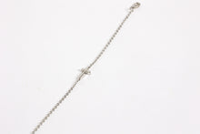 Load image into Gallery viewer, SILVER CROSS BRACELET