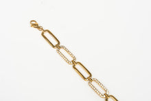 Load image into Gallery viewer, Gold and Diamond Linked Bracelet
