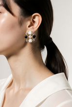 Load image into Gallery viewer, Diamonds and Pearl Studs