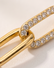 Load image into Gallery viewer, Gold and Diamond Linked Bracelet