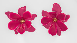 PINK FLOWER STUDS