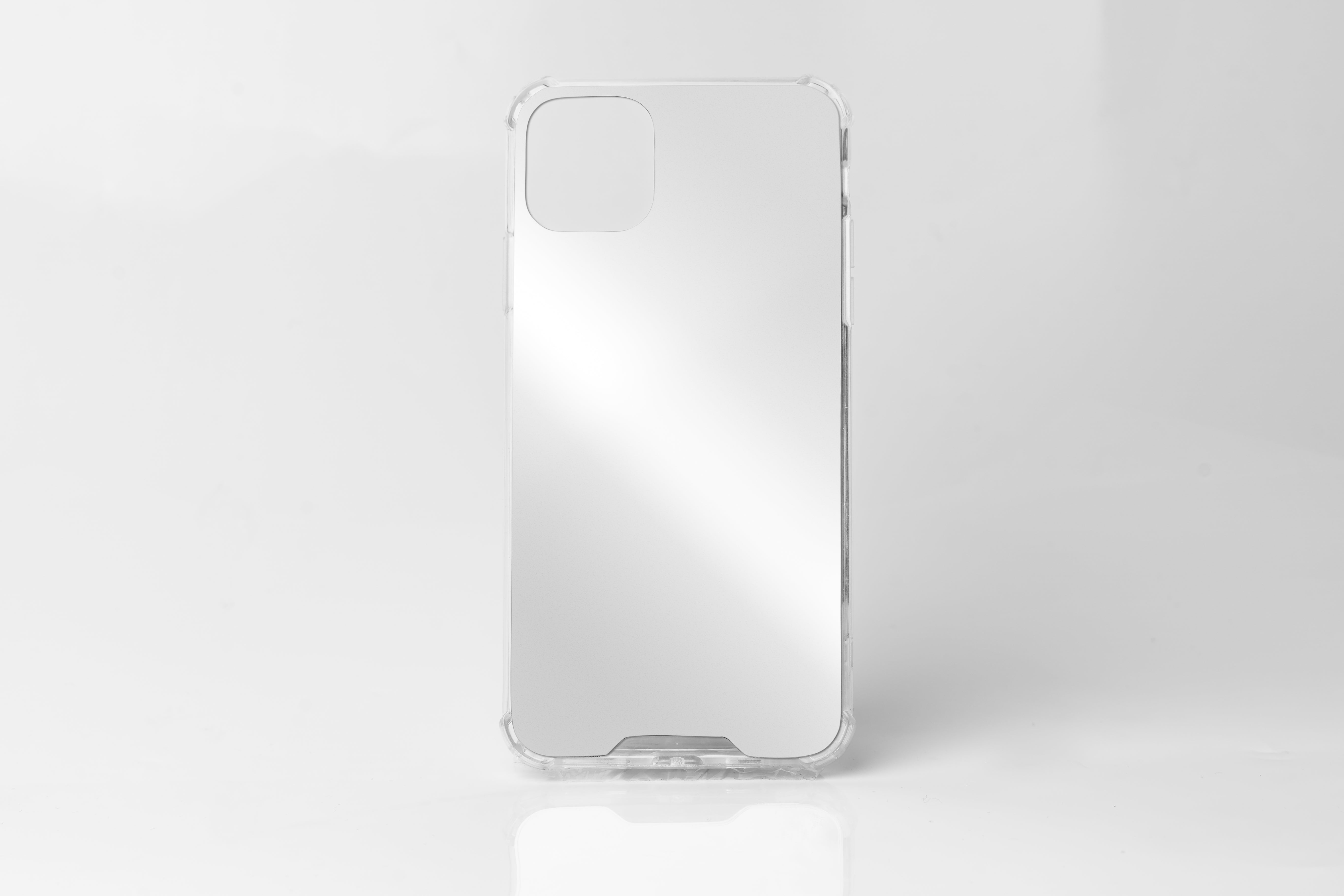 SILVER MIRRORED PHONE CASE SILVER MIRRORED PHONE CASE