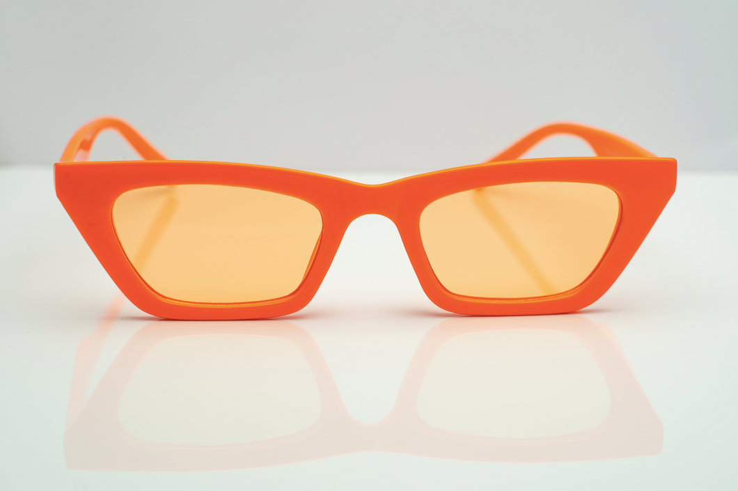 ORANGE CAT EYE SUNGLASSES Chaleur Online