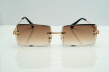 Load image into Gallery viewer, TAN VINTAGE SUNGLASSES