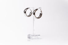 Load image into Gallery viewer, TORIE SILVER HOOPS